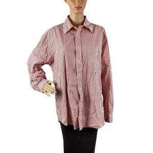 Tommy Hilfiger Button Down Top Size L Multicolor Stripe